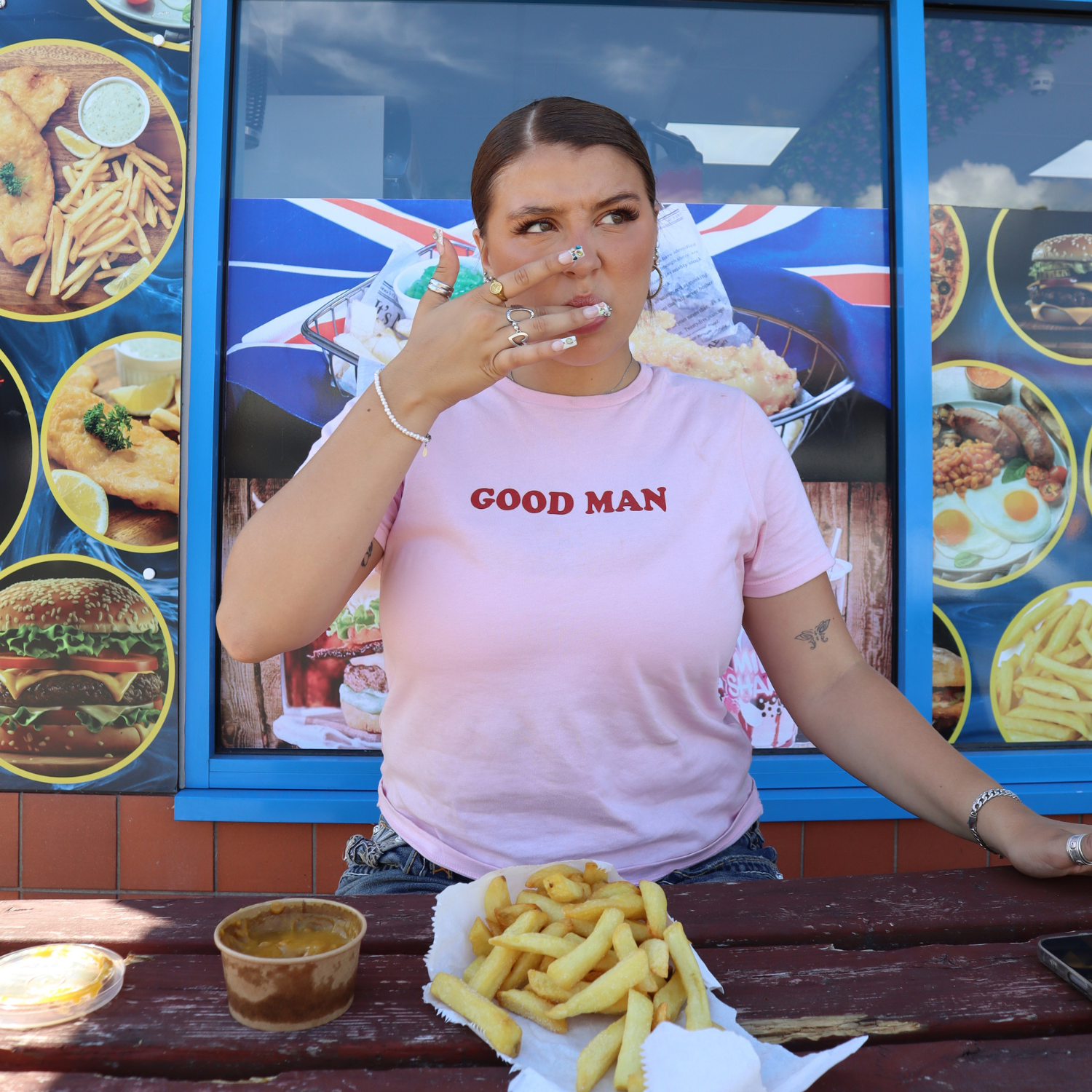 Caity Baser - Good Man Cropped T-Shirt