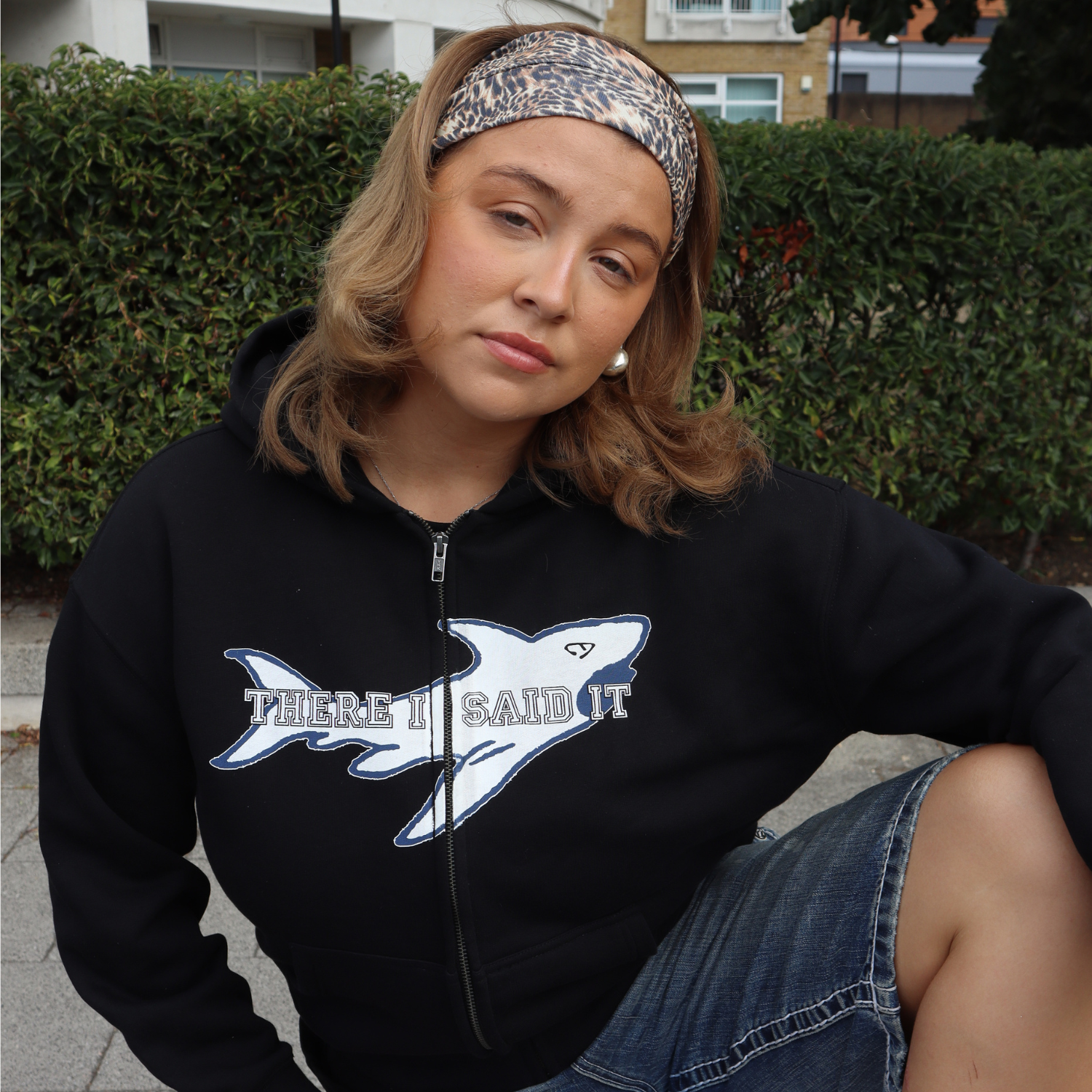 Caity Baser - Shark Hoodie